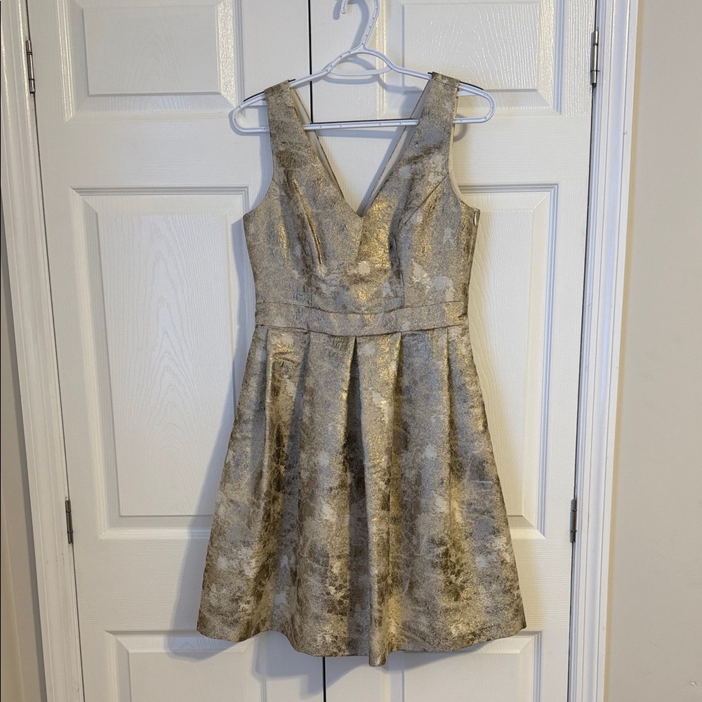 Jessica Simpson Metallic Mini Dress